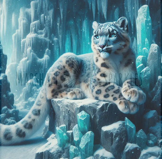 December/Turquoise - Totem:Snow Leopard © 50x50