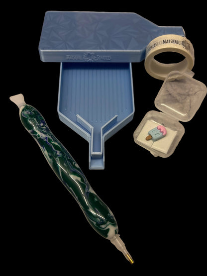 Upgraded Kit - in Stock Orders ONLY (can only be purchased with a stocked boxed diamond painting, Sparkle Savers NOT included)