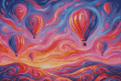 Hot Air Balloons © 60x45