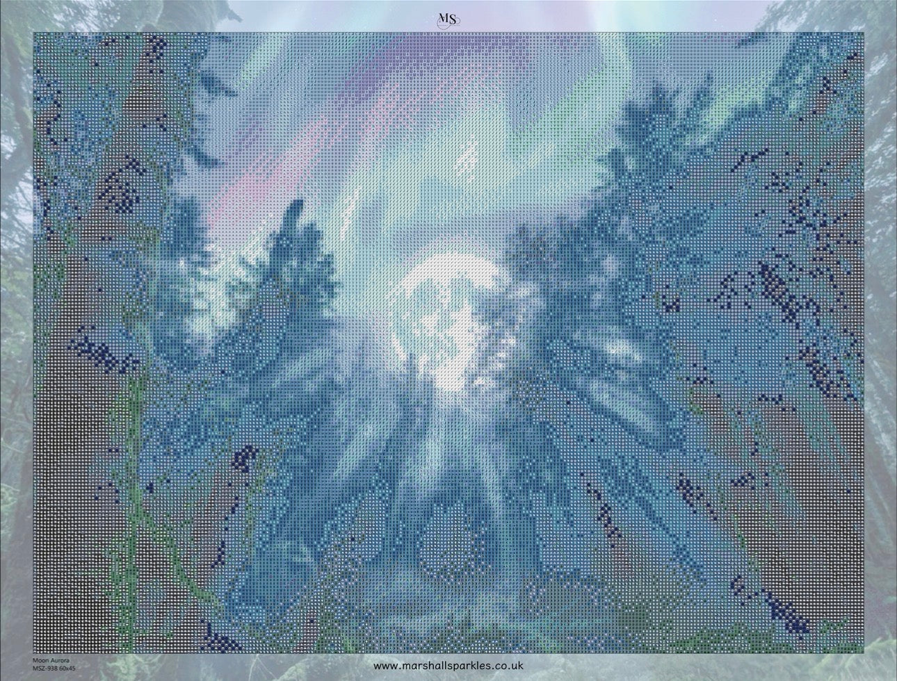 Moon Aurora © 60x45