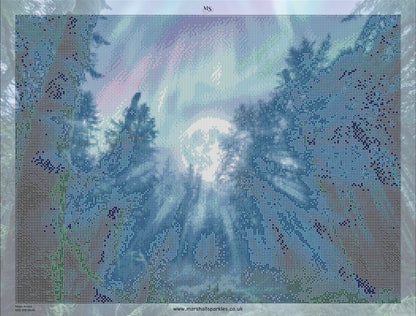Moon Aurora © 60x45
