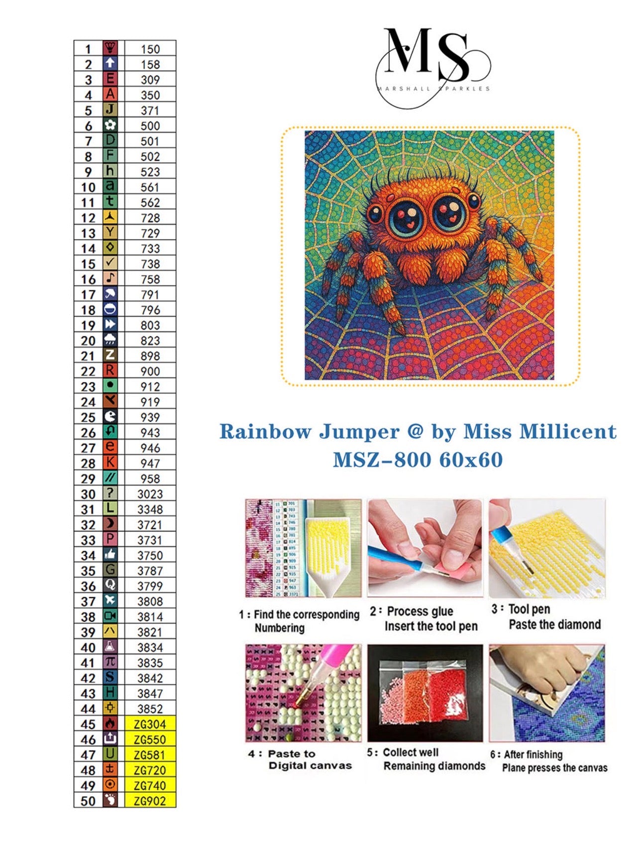 Rainbow Jumper © by Miss Millicent 60x60