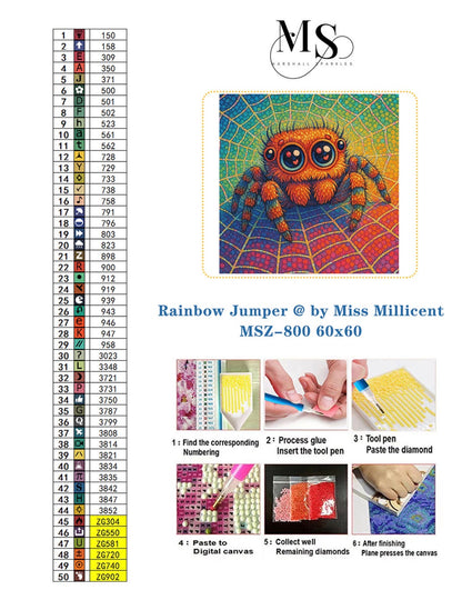 Rainbow Jumper © by Miss Millicent 60x60