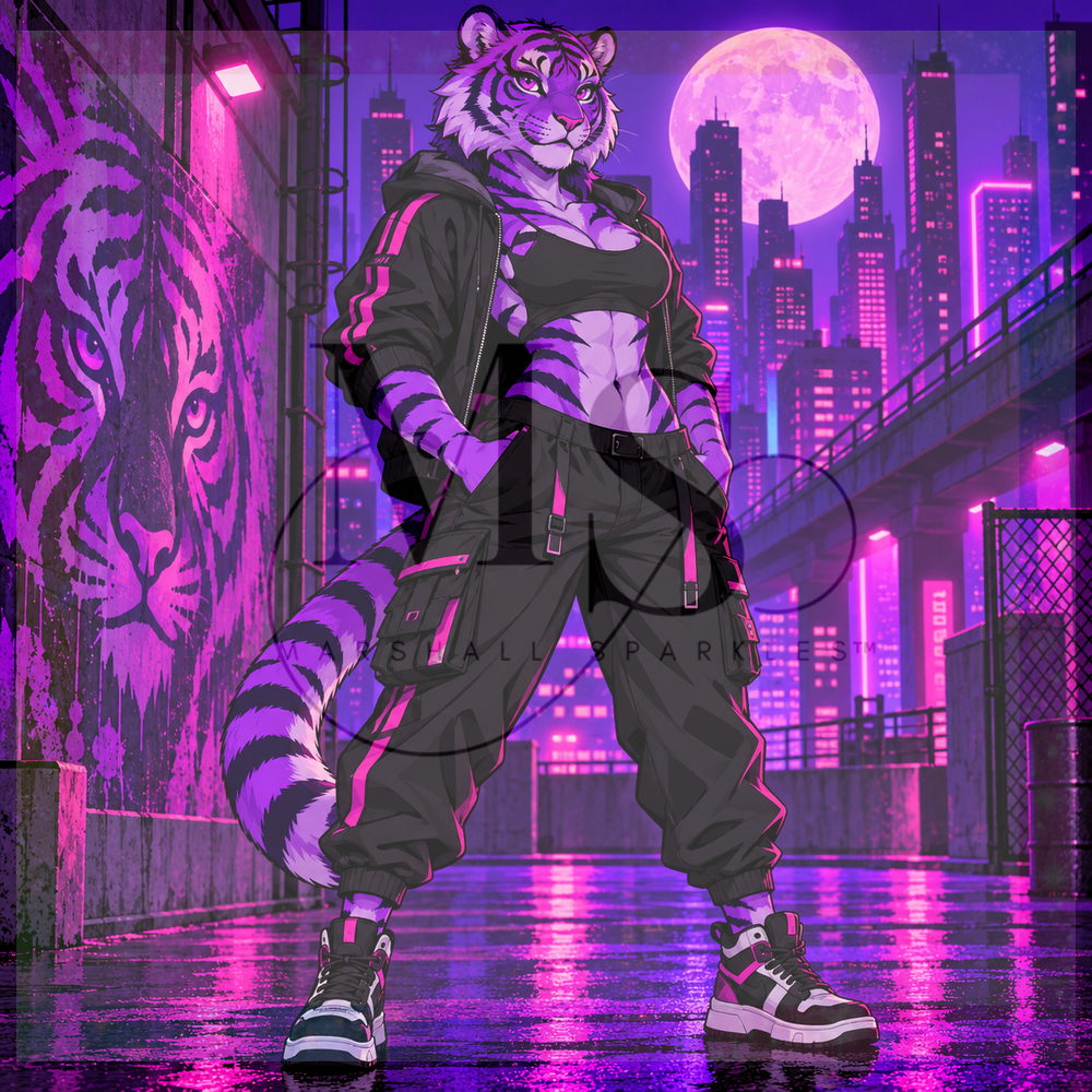 Roxy the Tiger © 60x60 by CrazyLone Wolf