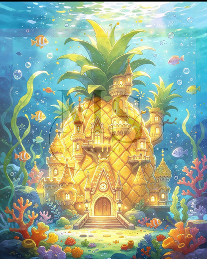 Who Lives In A Castle Under the Sea © 60x75
