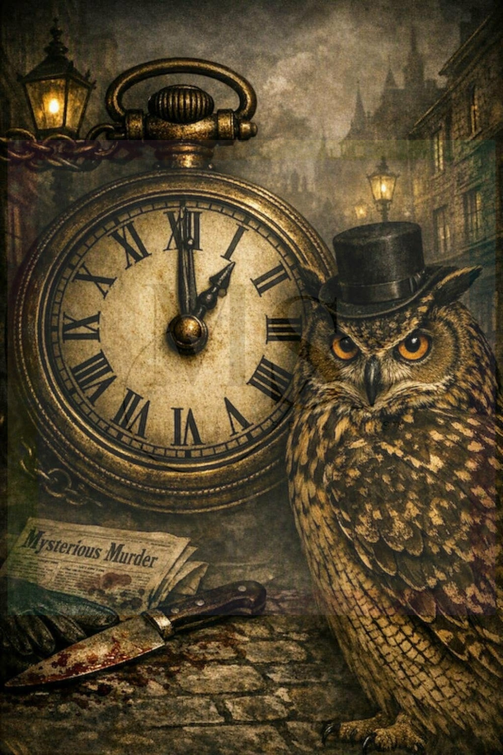 The Keeper of Hollow Time © 60x90 by NAT Art Creations