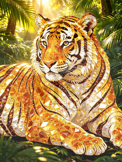 The Shining Jungle Tiger © 60x80