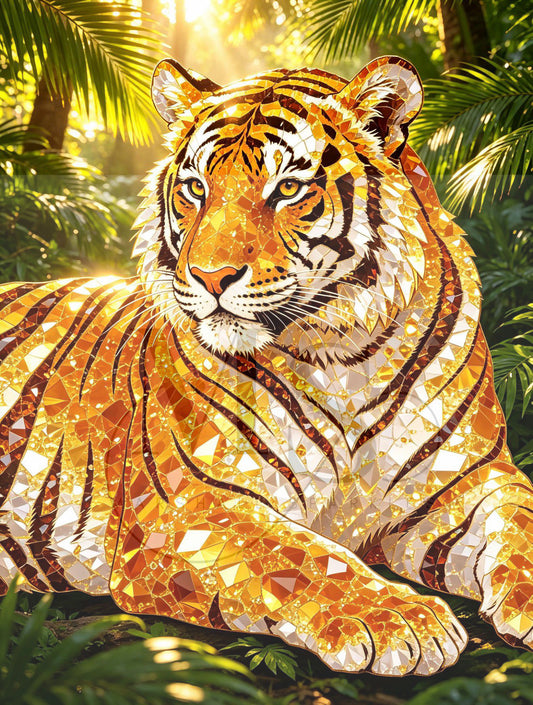 The Shinning Jungle Tiger © 60x80