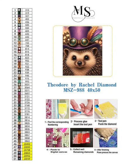 Theodore © 40x50 by Rachel Diamond