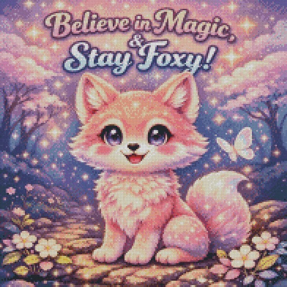 Believe in Magic & Stay Foxy © 50x50