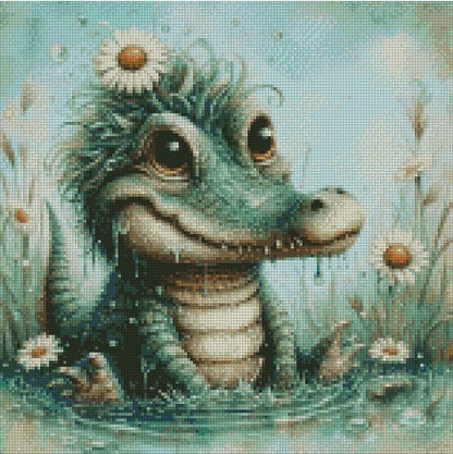 Daisy Collection -  Alligator © 40x40