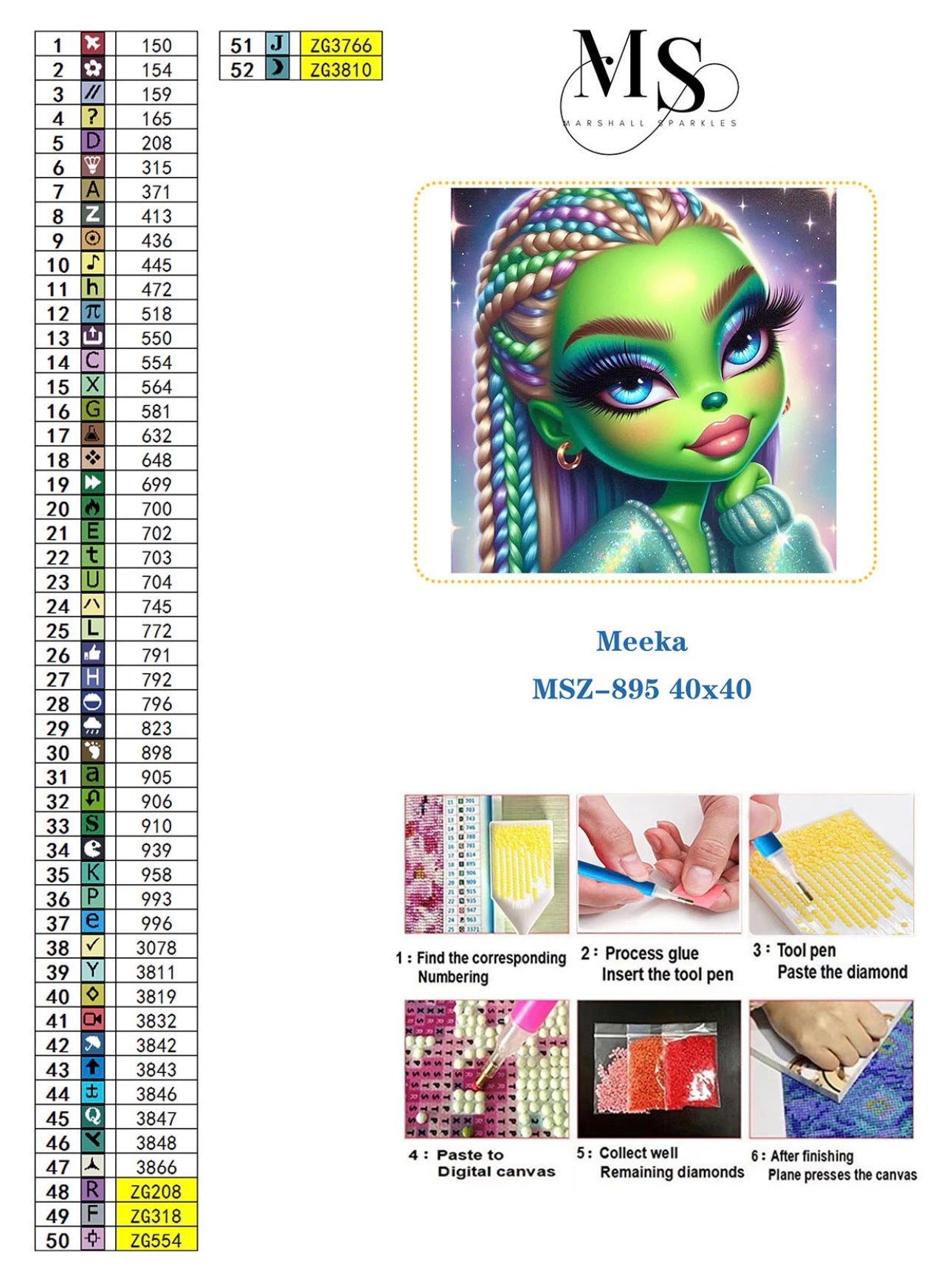 Meeka © 40x40 Square fairy