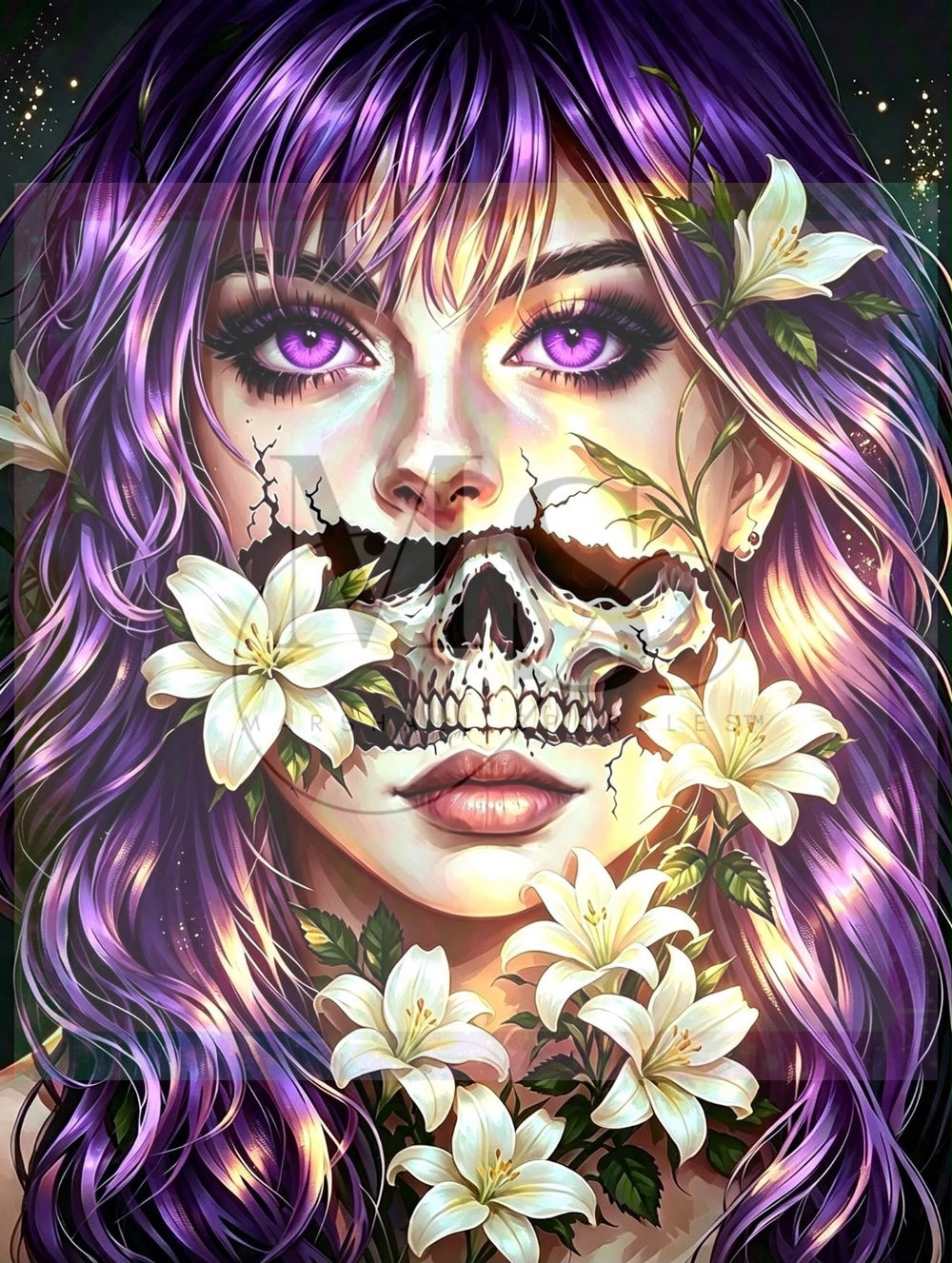 The Living Decay - Purple Past © 60x80