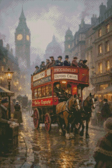 The Last Ride Home © 50x75 by NAT Art Creations