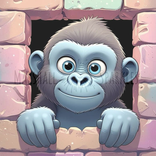 Gorilla © 35x35 (stocked item)