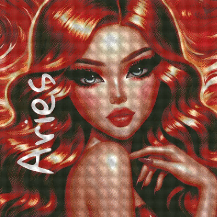 Zodiac Colours - Aries © 60x60