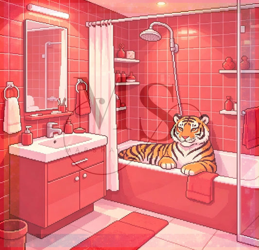 Pixel Room Tiger © 60x60