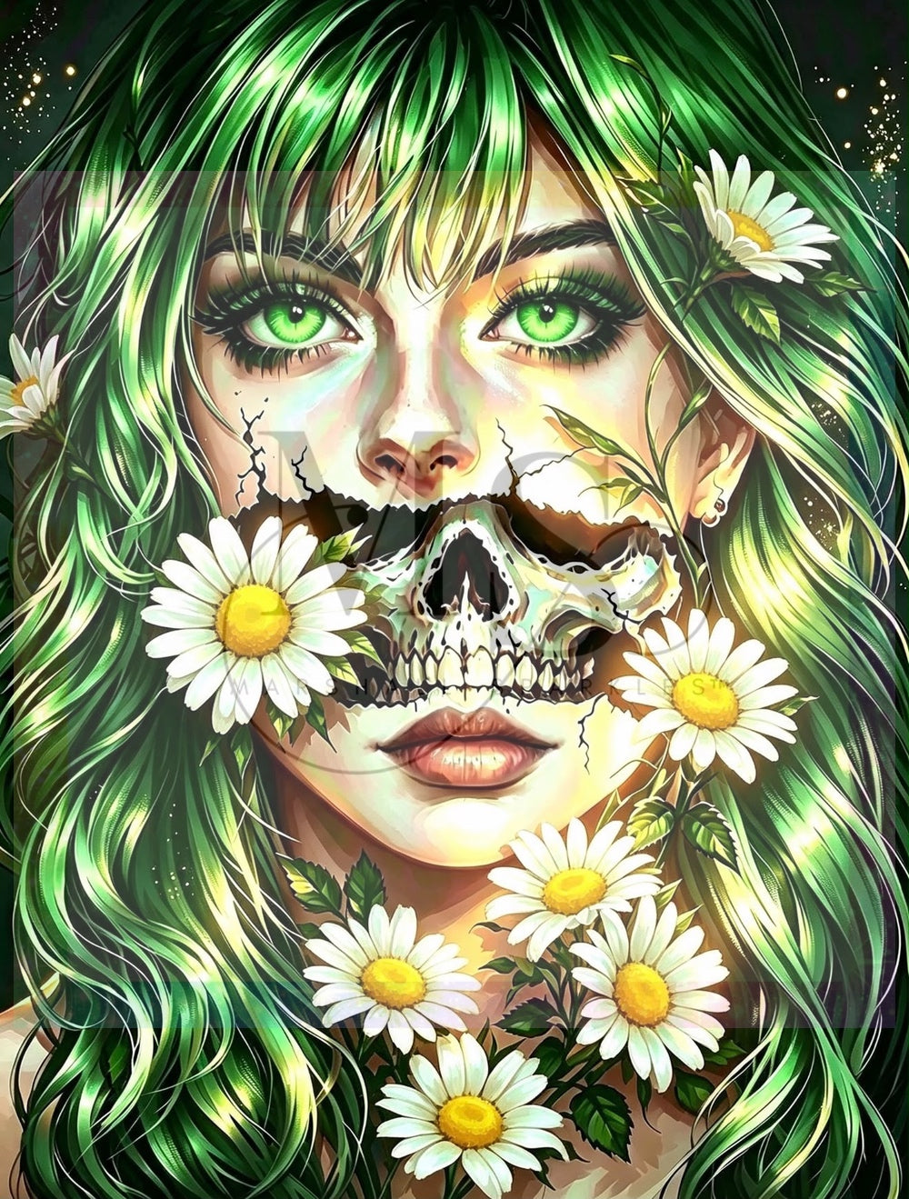 The Living Decay -  Green Grace © 60x80