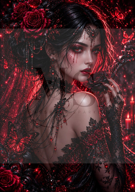 Crimson Wings © 60x85 by CrazyLoneWolf