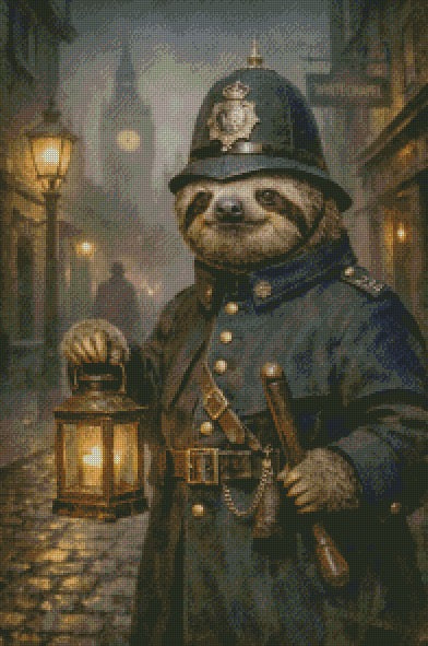 Whitechapel Patrol © 50x75 by NAT Art Creations