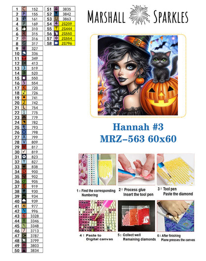 Hannah #3 © 60x60 (print to order)