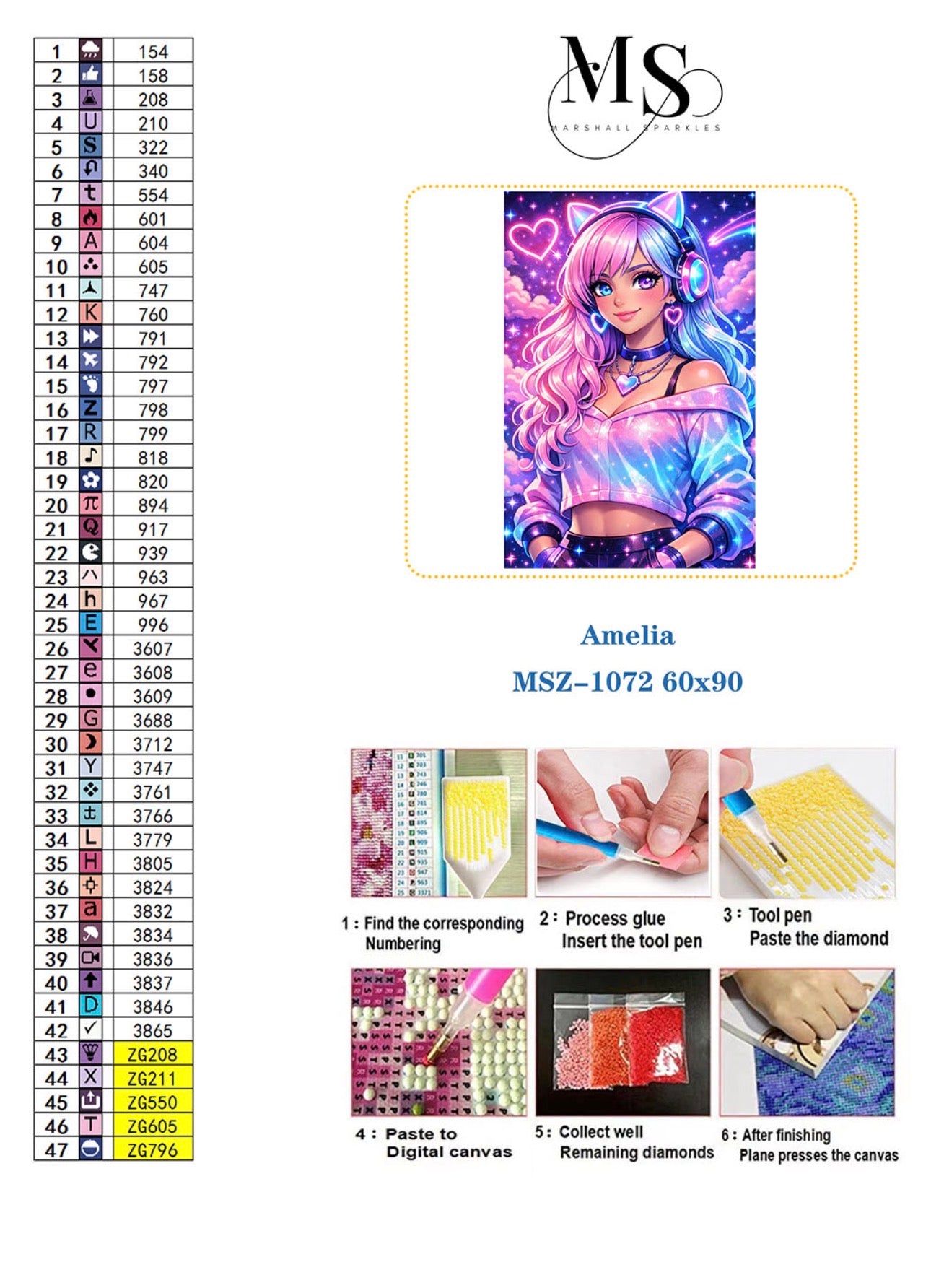 Amelia © 60x90