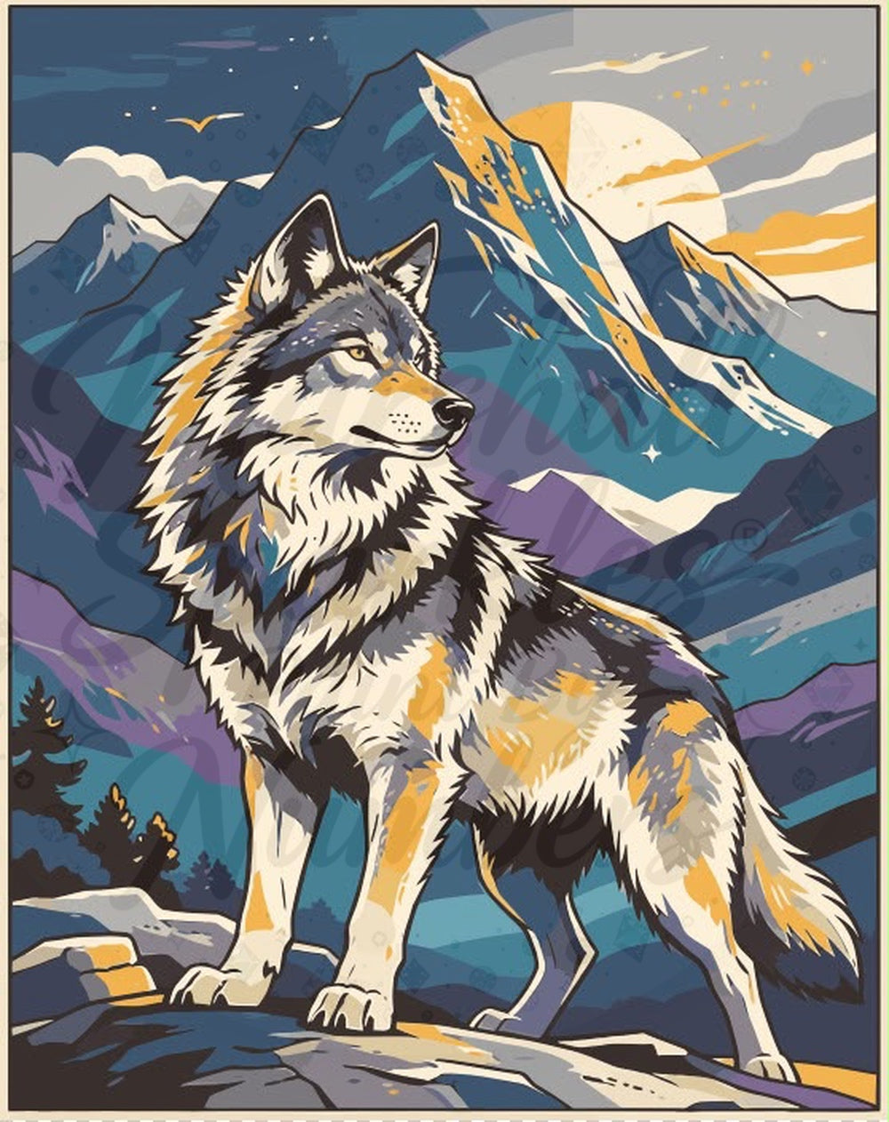 PBN - Wolf MS026 © 40x50