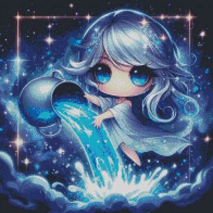 Zodiac -  Aquarius Totem © 50x50