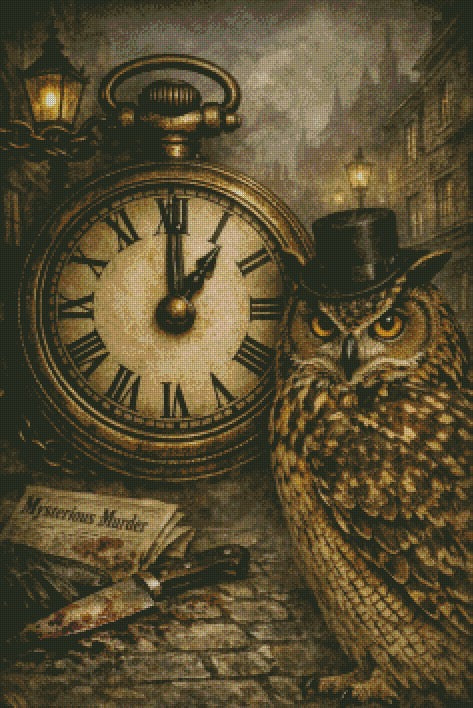 The Keeper of Hollow Time © 60x90 by NAT Art Creations