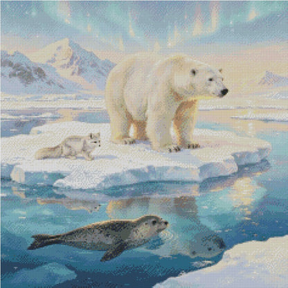 Iceberg Aurora Friends © 60x60