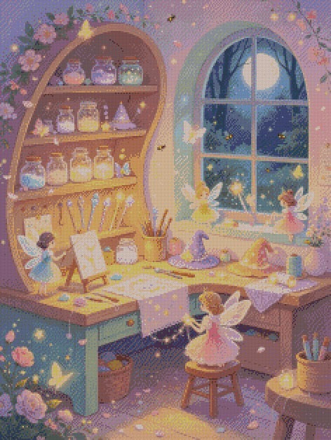 The Fairy Office © 60x80