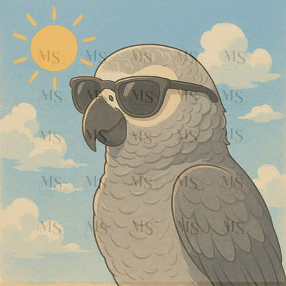 12 Months of Parrot © 30x30 by Katie Mayo-Jackson