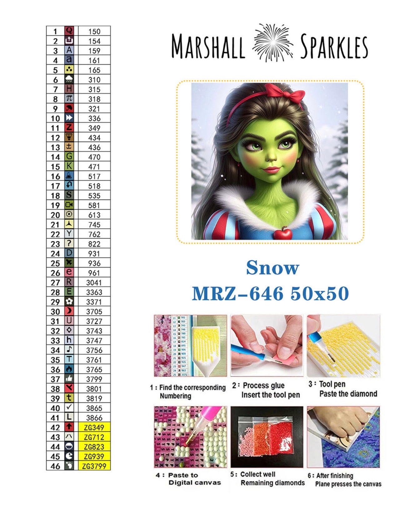 Snow © 50x50 (print to order)