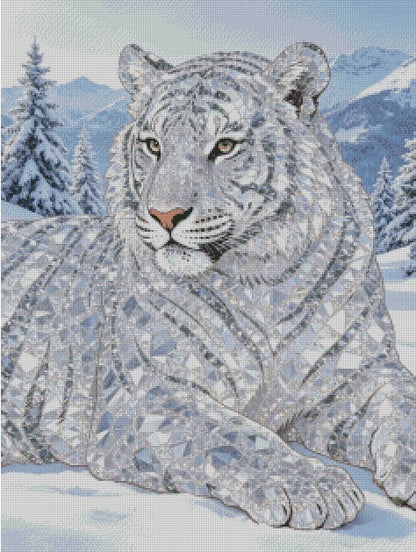 The Shining White Tiger © 60x80