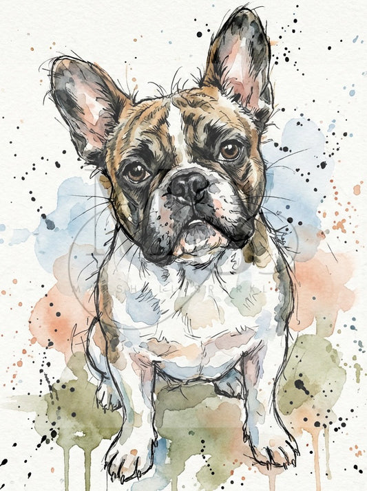 French Bulldog © 40x55