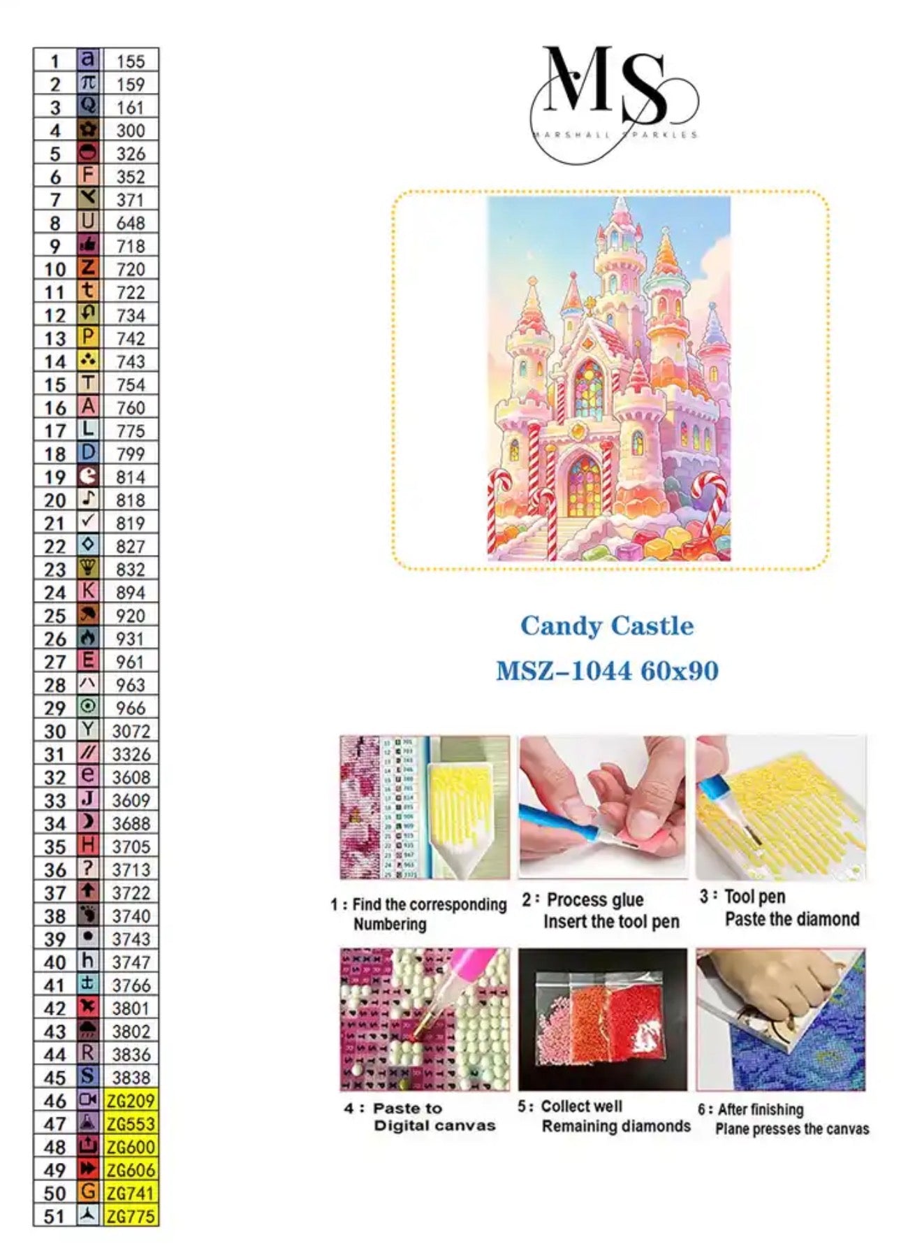 Candy Castle © 60x90