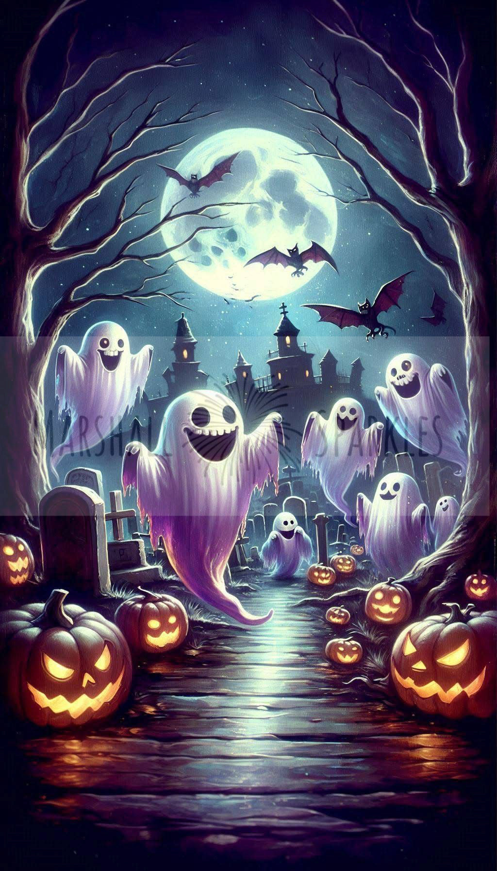 Ghostly Graves © 40x70 (print to order)