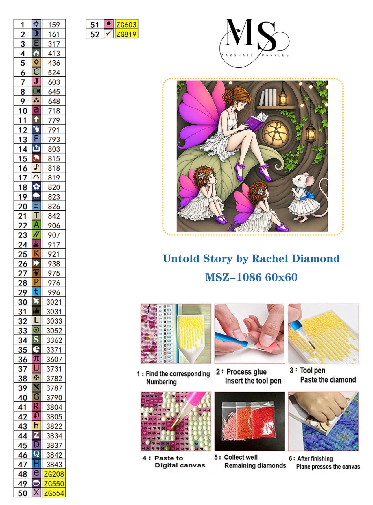 Untold Story © 60x60 by Rachel Diamond