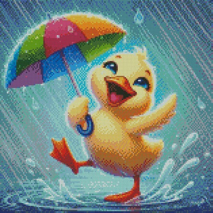 April April Rain © 40x40 Sqaure Full Fairy Drill