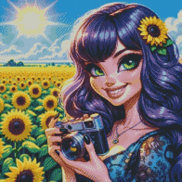 Sunny © 50x50 with Fairy by Katie Mayo-Jackson