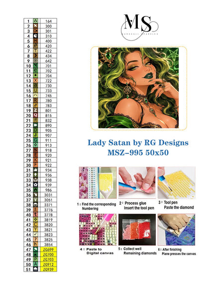Lady Satan ©  50x50 by RG Designs