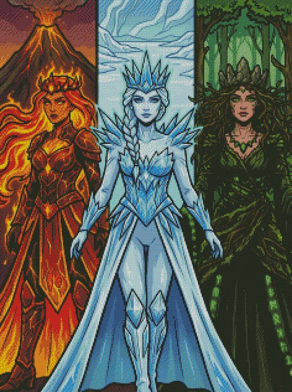 The Three Queens © 60x80