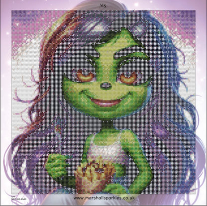 June Lyra © 40x40 round fairy
