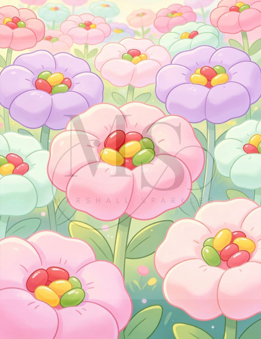Jellybean Garden © 50x65
