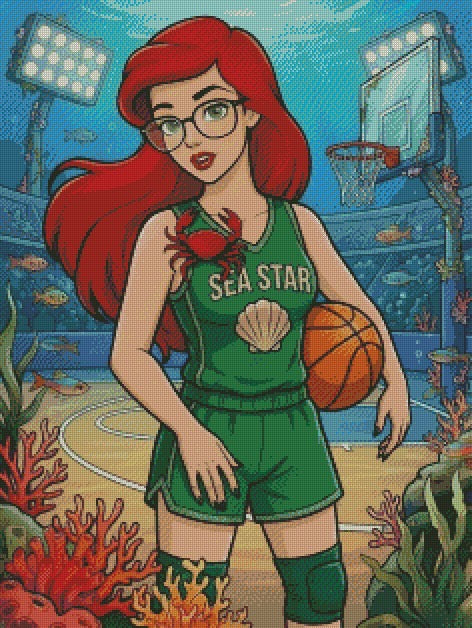 Under the Sea BasketBall Dreams © 60x80