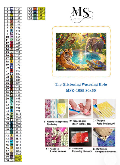 The Glistening Watering Hole © 80x60