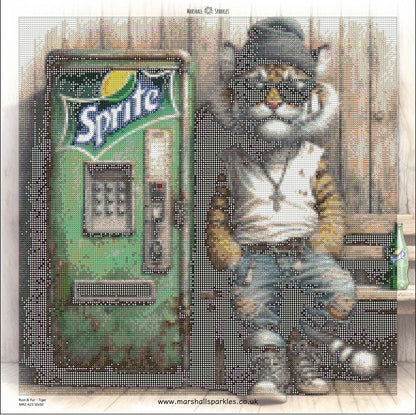 Rust & Fur - Tiger © 50x50 (print to order)