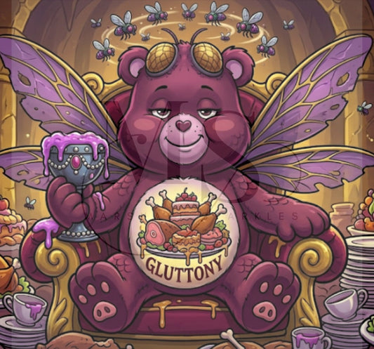 Snuggle Sin Bears - Gluttony ©  50x50 by RG Designs