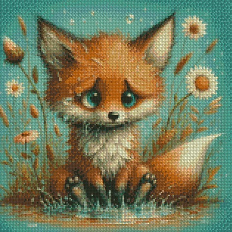 Daisy Collection - Fox © 40x40