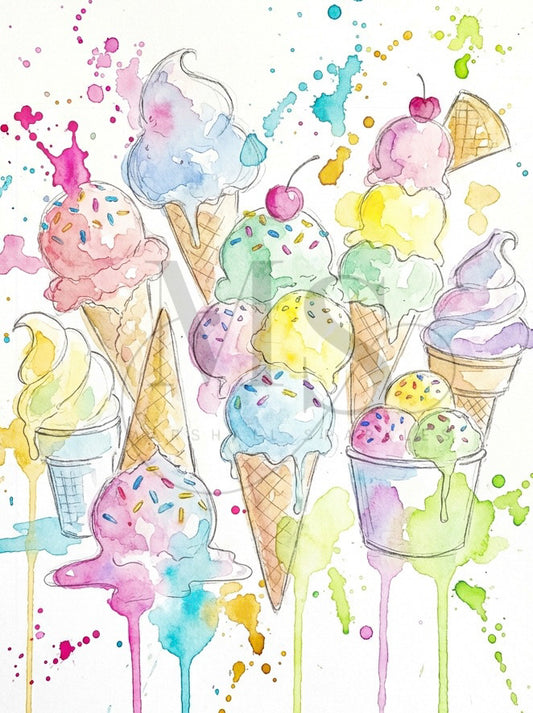 Ice Creams © 40x55